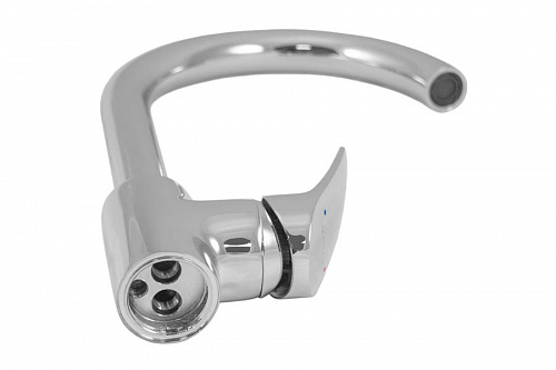 Смеситель DEVIDA серия LOZZI для кухни, с боковой ручкой, на гайке, фото фото 3