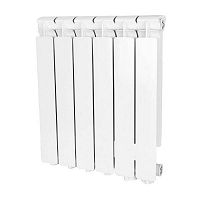 радиатор алюминиевый stout bravo 500 6 секций нижнее правое подключение