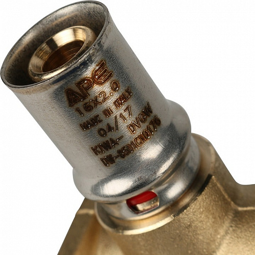 Пресс угольник с креплением длинный Stout 1/2х16 для м/п труб SFP-0012-001216, фото фото 5