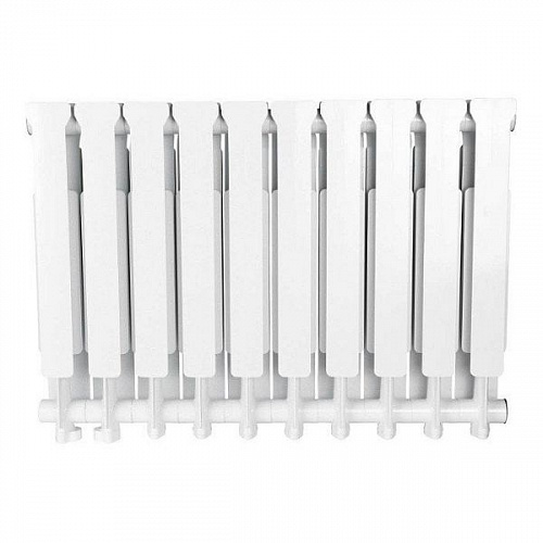 Радиатор алюминиевый Stout Bravo 500 10 секций нижнее правое подключение, фото фото 2