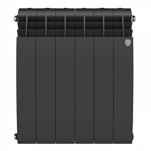 Радиатор биметаллический Royal Thermo BiLiner 500 Noir Sable 6 секций, фото фото 2