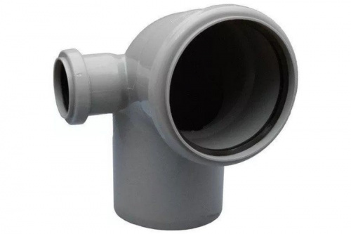 Отвод канализационный 110х50 87гр. левый , фото