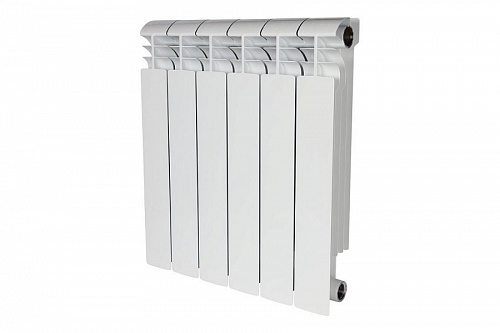 Радиатор биметаллический Stout Vega BM 500 6 секций боковое подключение, фото фото 2