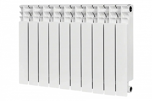 Радиатор биметаллический Stout TITAN 500 11 секций боковое подключение, фото фото 2