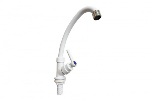 Смеситель ROEGEN RU523A моно, 1/2" м/к, ABS, белый, вентиль L5, фото