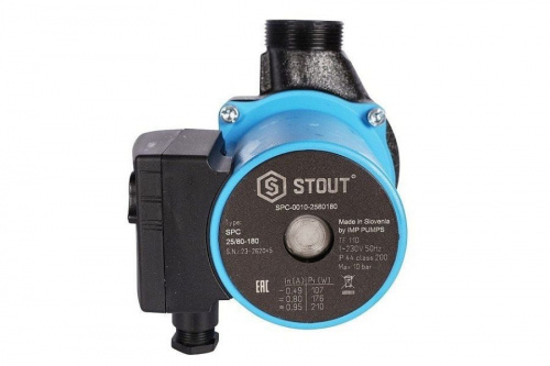 Насос циркуляционный STOUT 25/80-180 SPC-0010-2580180