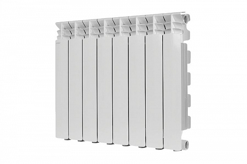 Радиатор алюминиевый Stout Gamma AL 500 8 секций боковое подключение, фото фото 3