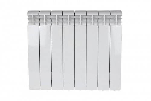 Радиатор алюминиевый Stout Vega 500 AL 8 секций боковое подключение, фото