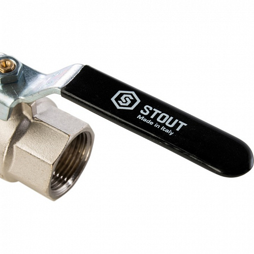 Кран шаровый полн. прох. 1" В/В ручка, STOUT, фото фото 4