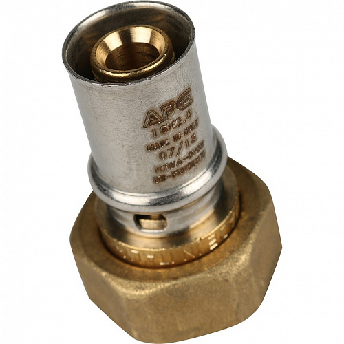 Пресс муфта с накидной гайкой Stout 3/4x16 для м/п труб SFP-0016-003416, фото фото 6