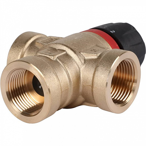 Термостатический смесительный клапан Rommer для отопления и ГВС 3/4" ВР 35-60°С KV 1,6 (бок. смешив), фото фото 6