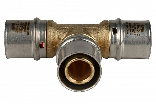 Пресс тройник равнопроходный Stout 26х26х26 для м/п труб SFP-0006-262626, фото фото 2