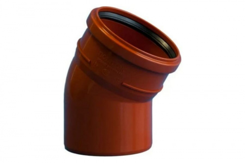Отвод канализационный наружный 160 30гр. , фото