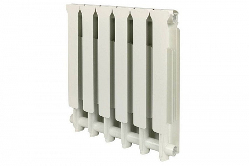 Радиатор алюминиевый Stout Bravo 500 6 секций боковое подключение, фото фото 3