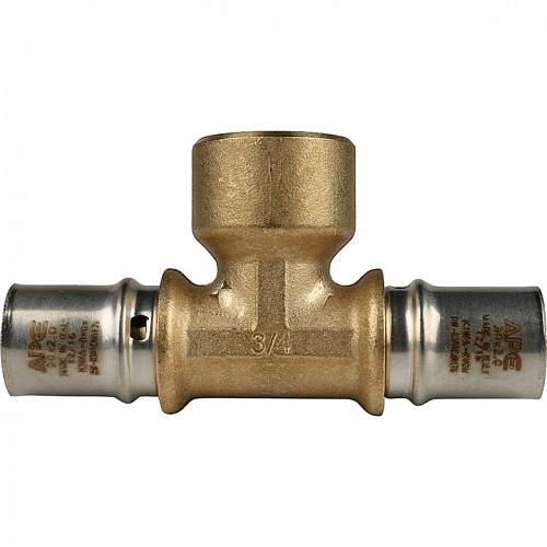 Пресс тройник  Stout ВР 20х3/4х20 для м/п труб SFP-0007-003420, фото фото 5