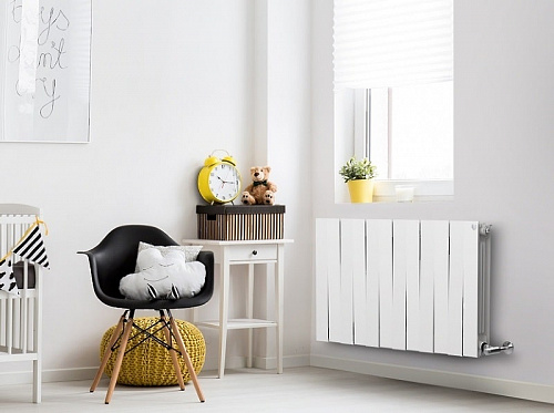 Радиатор биметаллический Royal Thermo PianoForte 500 Bianco Traffico 4 секции, фото фото 3