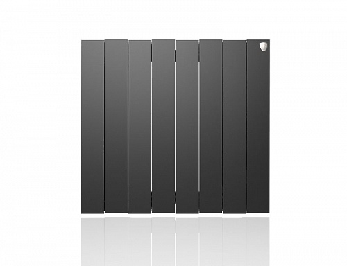 Радиатор биметаллический Royal Thermo PianoForte 500 Noir Sable 8 секций, фото фото 2