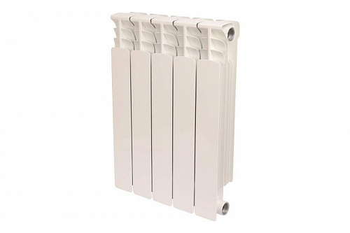 Радиатор биметаллический Stout Space 500 5 секций боковое подключение, фото фото 2