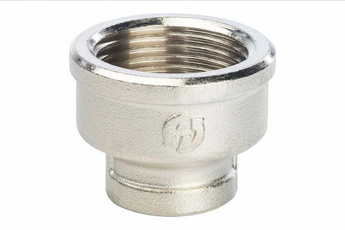 STOUT Муфта переходная В/В 1"х1/2" никелированная SFT-0006-000112, фото фото 2