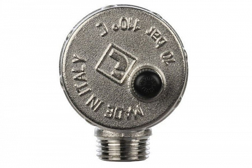 Воздухоотводчик Stout  угловой 1/2 Нр никель SVS-1013-000015, фото фото 2