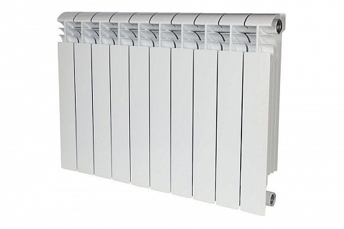 Радиатор алюминиевый Stout Vega 500 AL 10 секций боковое подключение, фото фото 2