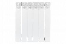 радиатор биметаллический stout space 500 6 секций боковое подключение