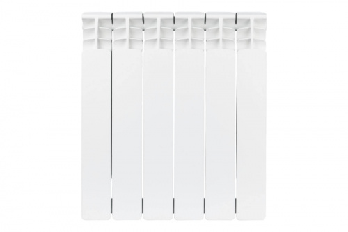 Радиатор биметаллический Stout Space 500 6 секций боковое подключение, фото