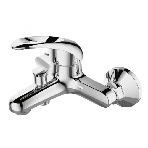 Смеситель DEVIDA ENZO для ванны, с литым изливом и кнопочным дивертором, фото