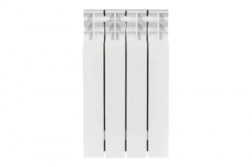 Радиатор биметаллический Stout TITAN 500 4 секции боковое подключение, фото