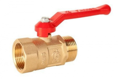 Кран шаровый 11б27п1 ПРАКТИК DN-20 В/Н рычаг PN16 121 ГАЛЛОП, фото