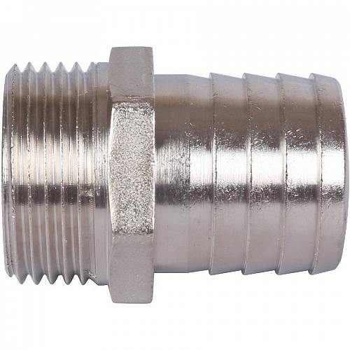 Штуцер Stout никелированный 1х30 НР SFT-0067-000130 фото 4 Штуцер Stout никелированный 1х30 НР SFT-0067-000130, фото фото 4
