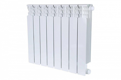 Радиатор биметаллический Stout Space 500 8 секций нижнее подключение, фото фото 3