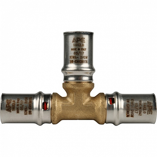 Пресс тройник равнопроходный Stout 16х16х16 для м/п труб SFP-0006-161616, фото фото 4