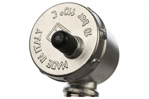 Воздухоотводчик Stout  угловой 1/2 Нр никель SVS-1013-000015, фото фото 3