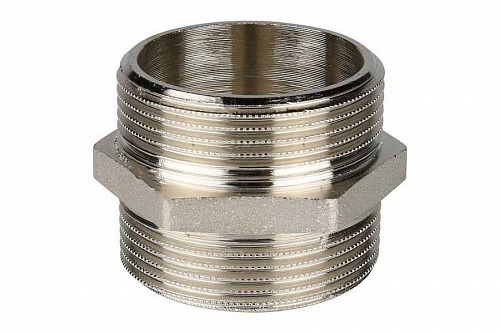 STOUT Ниппель Н/Н 1 1/2" никелированный SFT-0004-112112, фото фото 3