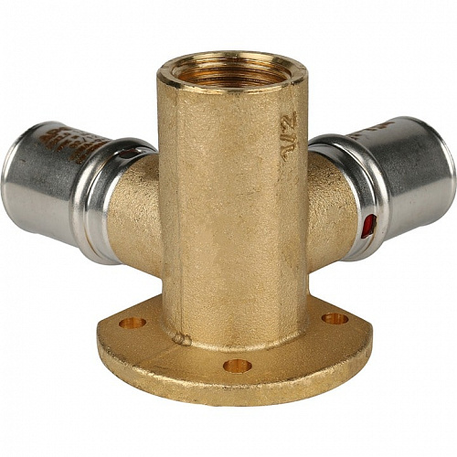 Пресс тройник с креплением Stout ВР 20х1/2х20 для м/п труб SFP-0015-001220, фото фото 3