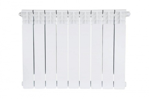 Радиатор биметаллический Stout Space 500 9 секций нижнее подключение, фото