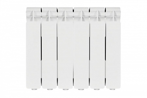 Радиатор алюминиевый Stout Bravo 350 6 секций боковое подключение, фото фото 2