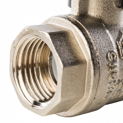 Кран шаровый полн. прох. 1/2" В/В бабочка, STOUT, фото фото 4