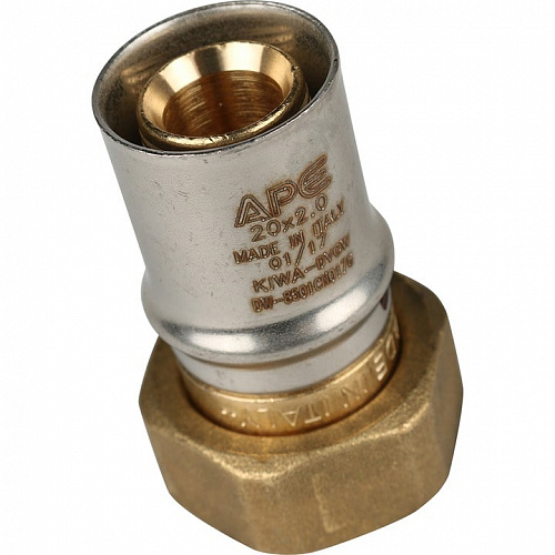 Пресс муфта с накидной гайкой Stout 3/4x20 для м/п труб SFP-0016-003420, фото фото 5