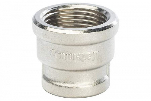 STOUT Муфта переходная В/В 3/4"х1/2" никелированная SFT-0006-003412, фото фото 2