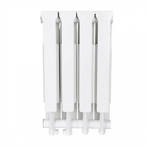 Радиатор алюминиевый Stout Bravo 500 4 секций нижнее правое подключение, фото фото 4