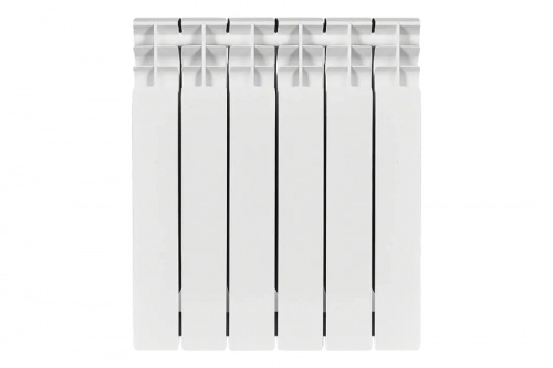 Радиатор биметаллический Stout TITAN 500 6 секций боковое подключение, фото