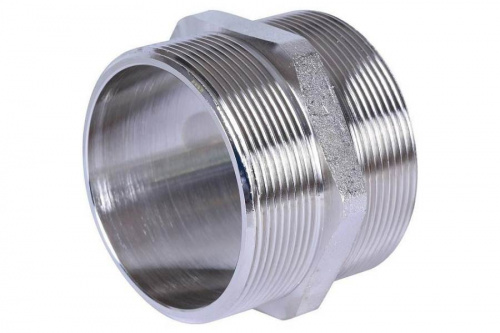 STOUT Ниппель Н/Н 2 1/2" никелированный SFT-0004-212212, фото