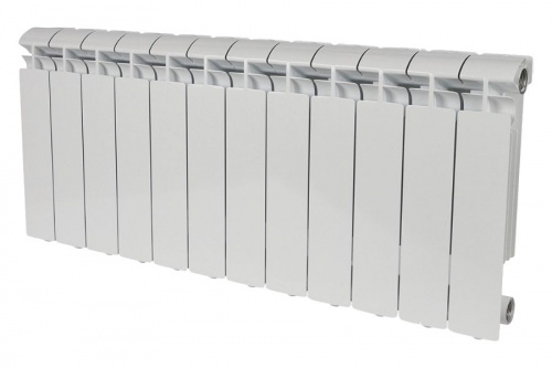 Радиатор биметаллический Stout Alpha BM 350 12 секций боковое подключение, фото