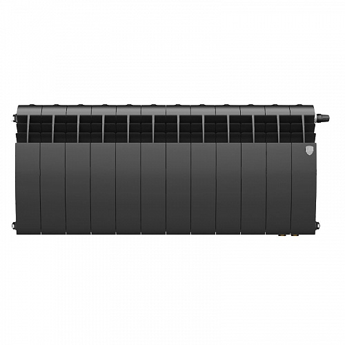 Радиатор биметаллический Royal Thermo Biliner 350 VDR Noir Sable 12 секций, фото фото 2