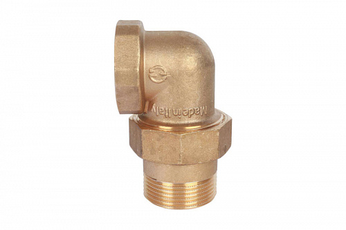 Разъемное угловое соединение Stout американка 1 1/4 ВН, уплотнение под гайкой o-ring кольцо, фото фото 2