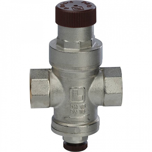 Редуктор давления Stout 1/2 В/В PN16 с выходом под манометр SVS-0010-000015, фото фото 3