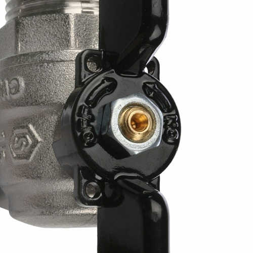 Кран шаровый полн. прох. c америк. угл. 1/2"  бабочка, STOUT, фото фото 7