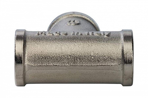 STOUT Тройник В/В/В 3/8" никелированный SFT-0020-000038, фото фото 3